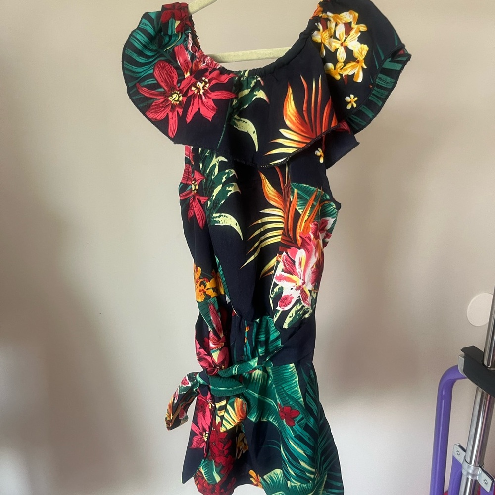 Floral Off-Shoulder Romper